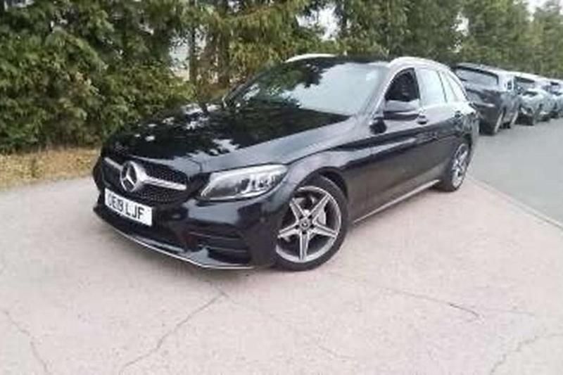 Black Used 2019 Mercedes C200 AMG Line Premium Estate | £15,980 (Good price) - Image 1/1