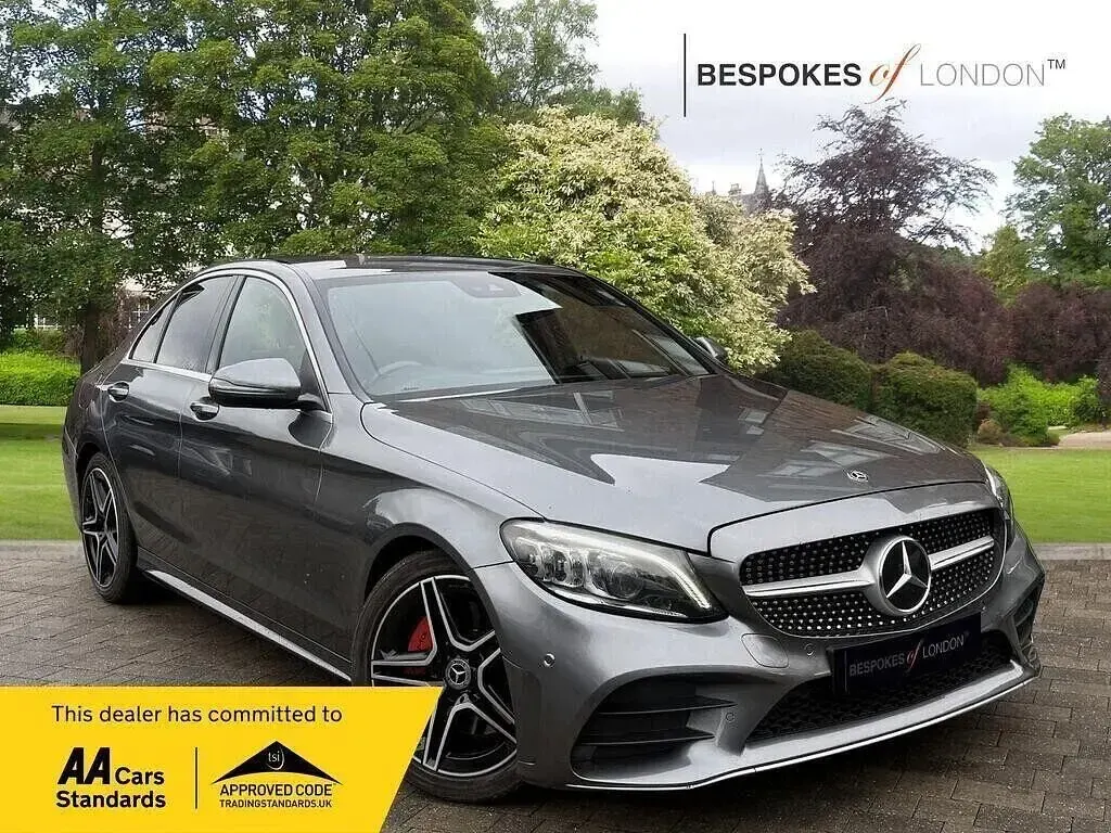 Used Mercedes C300 AMG line 2020 Grey Sedan