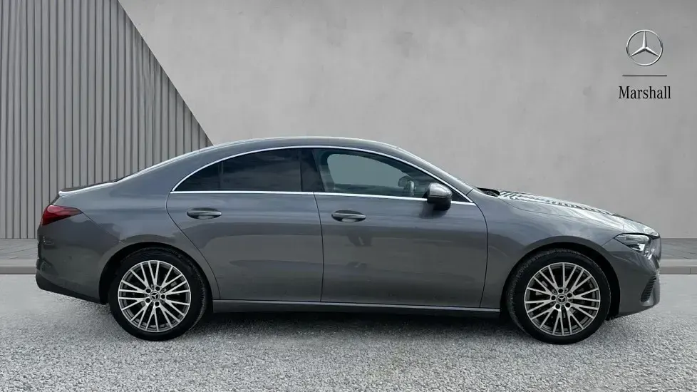 Used Mercedes CLA200 Executive 163 HP (119 kW) 2023 Mountain grey metallic Coupe