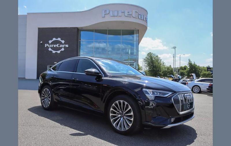 Black Used 2020 Audi e-tron Sportback S-Line SUV | £24,490 (Good price) - Image 1/4