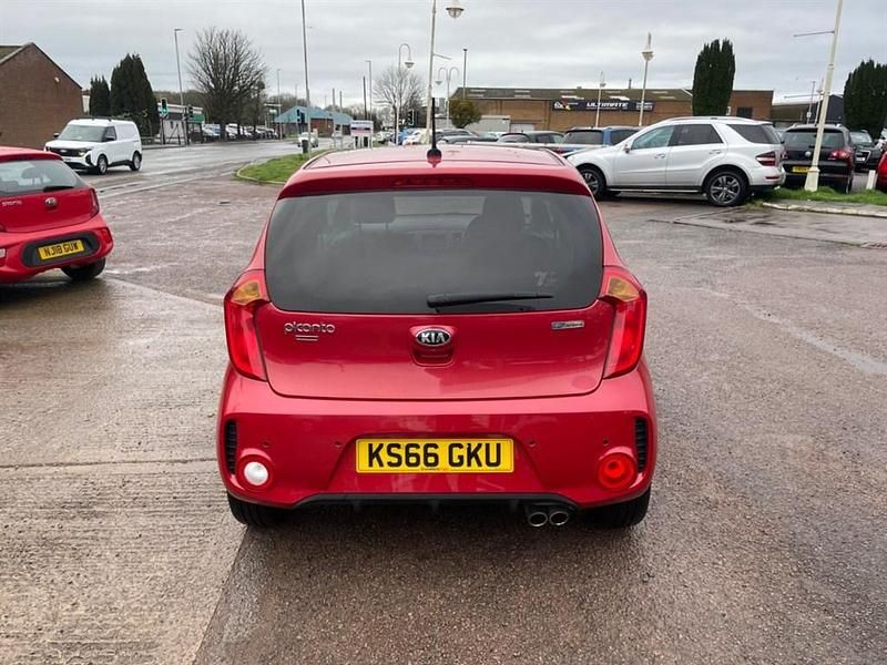 Used Kia Picanto 84 HP (61 kW) 2016 Red Hatchback