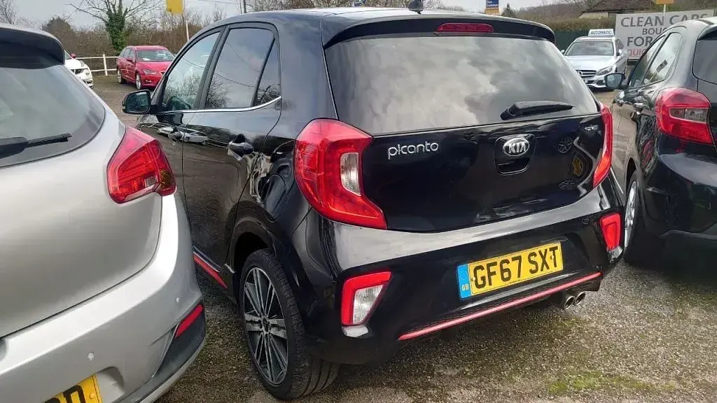 Begagnad Kia Picanto GT-Line 83 HK (61 kW) 2017 Svart Halvkombi