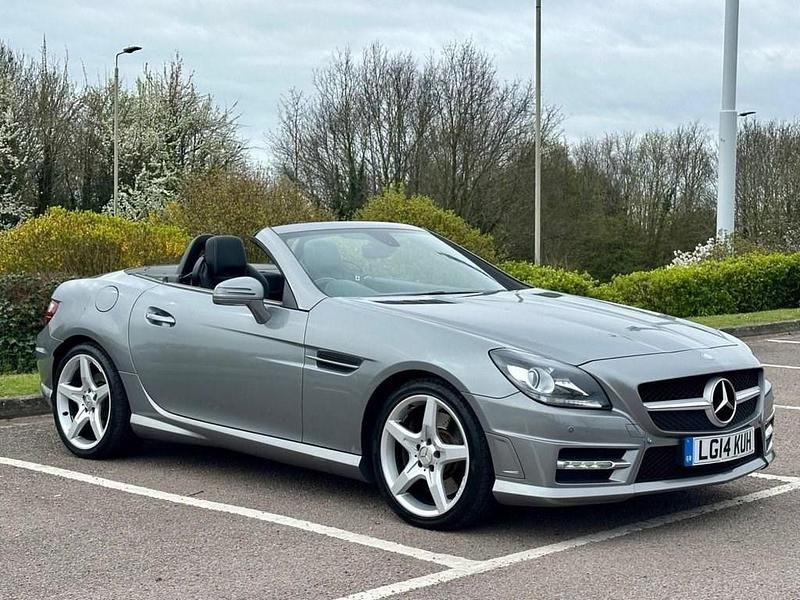 Used Mercedes SLK200 AMG 184 HP (135 kW) 2014 Silver Cabriolet