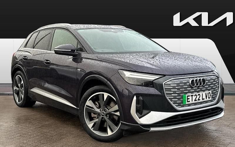 Used 2023 Audi Q4 e-tron S-Line SUV | £25,193 (Good price) - Image 1/4