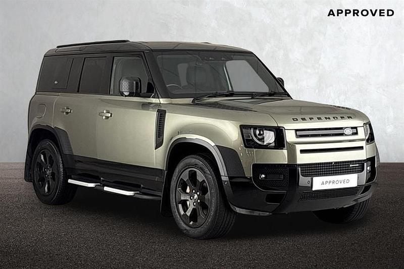 Pangea green Used 2022 Land Rover Defender SE Dynamic Estate | £51,795 (Fair price) - Image 1/4
