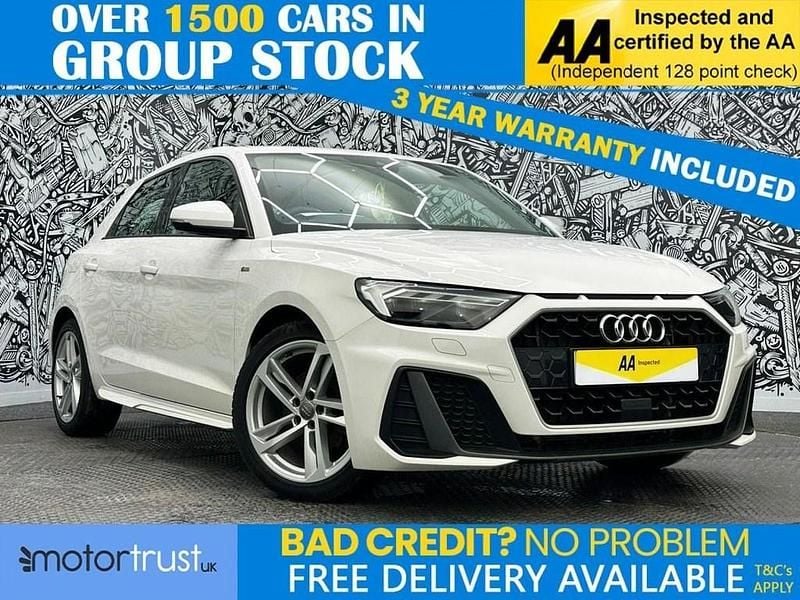 Used Audi A1 Sportback S-Line 150 HP (110 kW) 2019 White Hatchback
