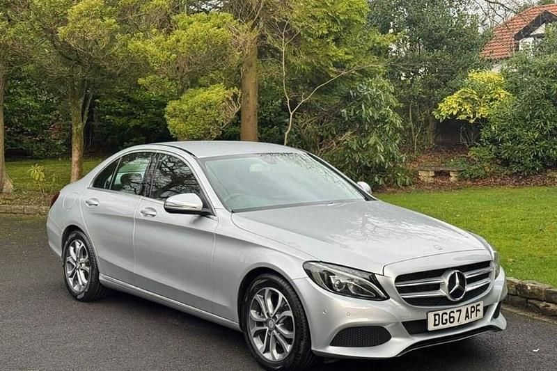 Used Mercedes C220 170 HP (125 kW) 2017 Silver Sedan