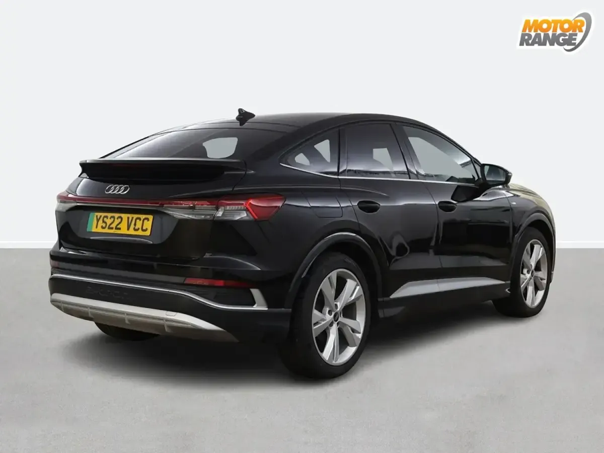 Used Audi Q4 e-tron S-Line 125 kW (170 HP) 2022 Black SUV
