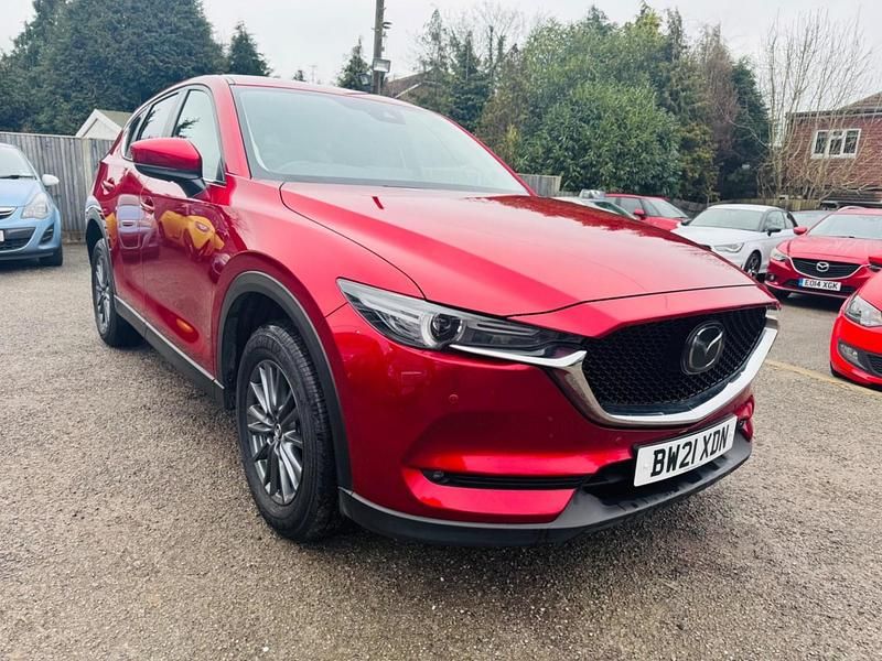 Red Used 2021 Mazda CX-5 SUV | £10,695 (Good price) - Image 1/4