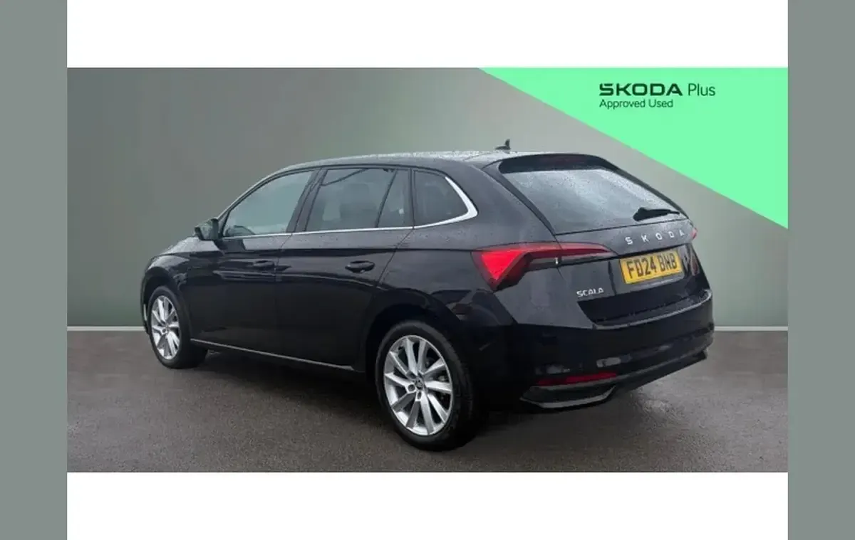 Used Skoda Scala SE L 116 HP (85 kW) 2024 Black Hatchback