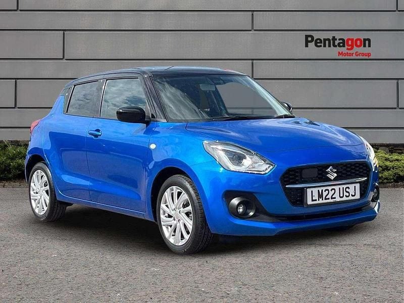 Blue Used 2021 Suzuki Swift SZ-T Hatchback | £13,395 (Fair price) - Image 1/4