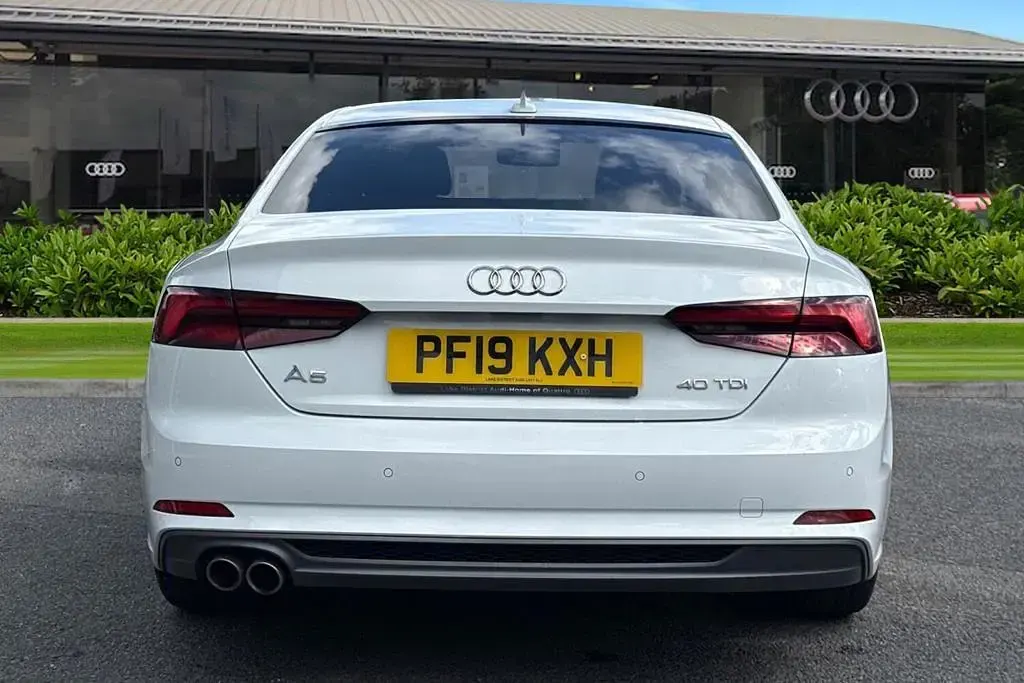 Used Audi A5 S-Line 187 HP (137 kW) 2019 White Coupe