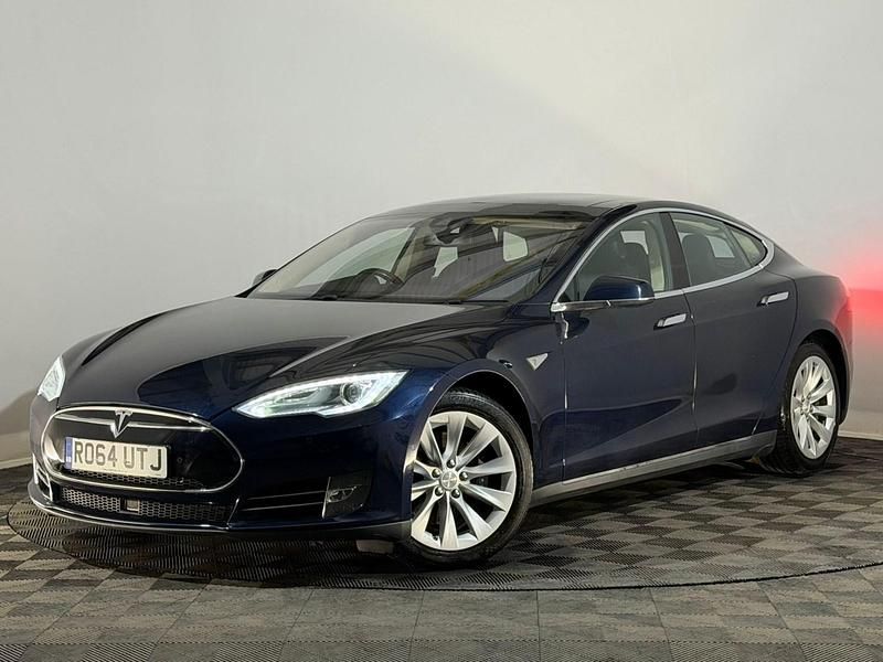 Used Tesla Model S 278 kW (379 HP) 2014 Blue Hatchback