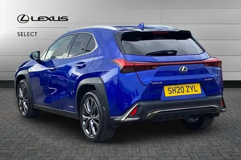 Used Lexus UX E-FOUR 181 HP (133 kW) 2020 Azure blue SUV