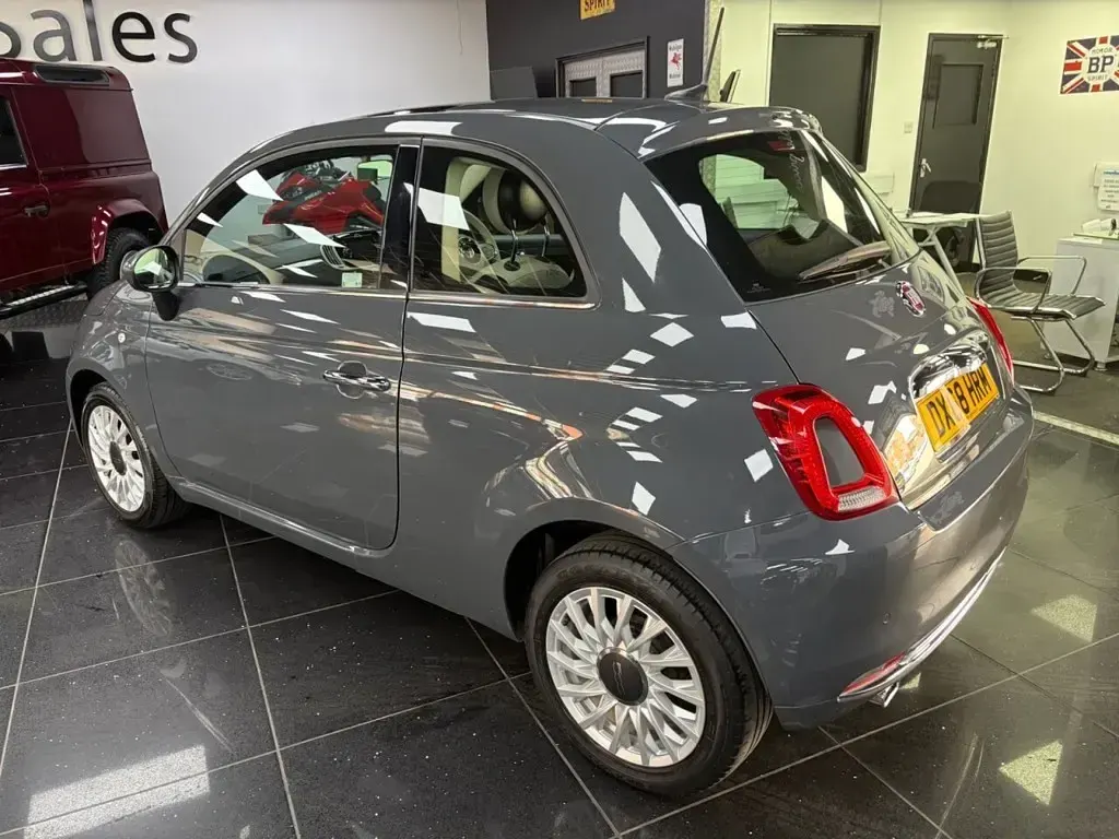 Used Fiat 500 Lounge 69 HP (50 kW) 2018 Grey Hatchback