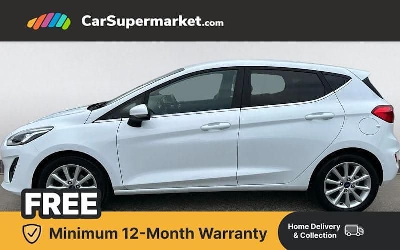Used Ford Fiesta Titanium 125 HP (91 kW) 2021 White Hatchback