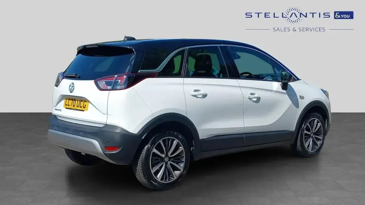 Used Vauxhall Crossland X Elite 128 HP (94 kW) 2020 White SUV