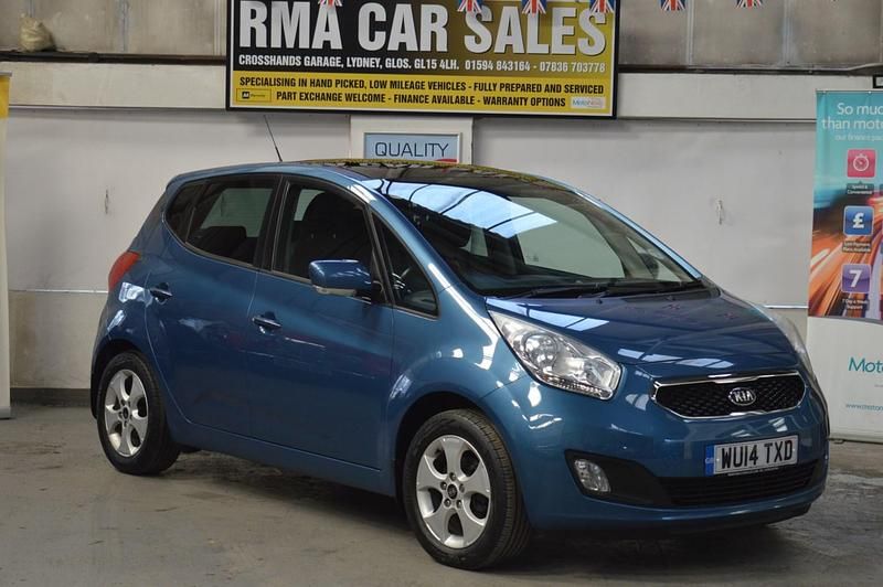 Used Kia Venga 2014 Blue Hatchback
