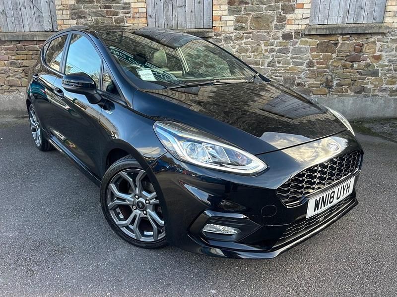 Black Used 2018 Ford Fiesta ST-Line X Hatchback | £7,195 (Fair price) - Image 1/4