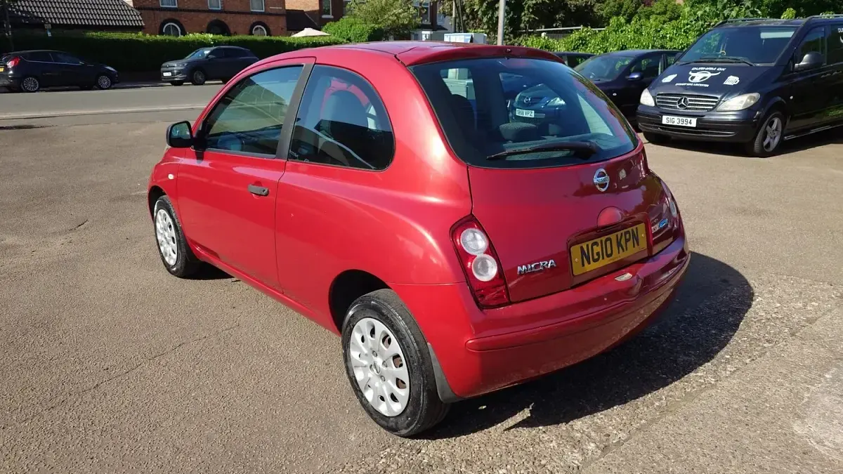Used Nissan Micra Visia 2010 Red Hatchback