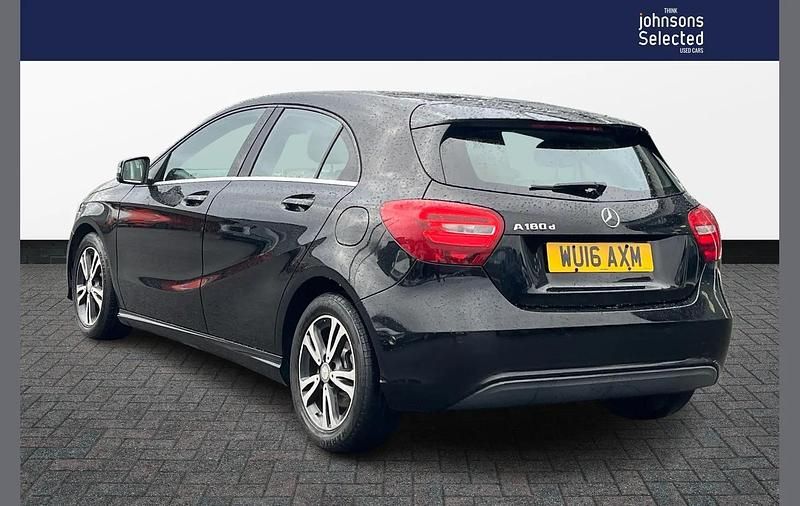 Used Mercedes A180 Executive 107 HP (78 kW) 2016 Black Hatchback