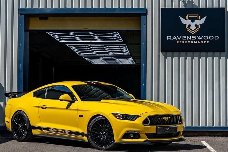 Yellow Used 2017 Ford Mustang GT Coupe | £30,995 (Fair price) - Image 1/4