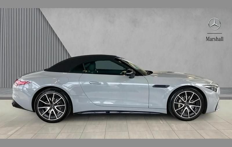 Used Mercedes SL43 AMG Premium 381 HP (280 kW) 2023 Manufaktur alpine grey solid  Cabriolet