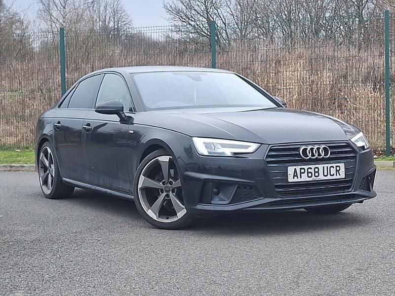 Used Audi A4 Black Edition 150 HP (110 kW) 2019 Black Sedan