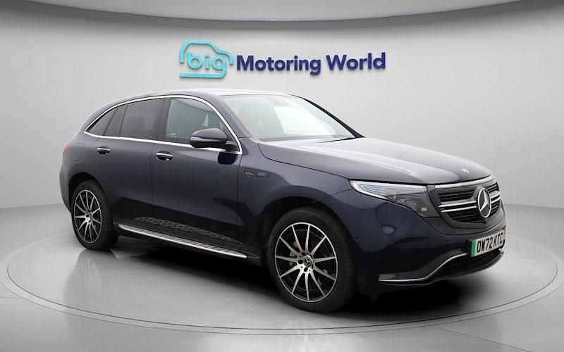 Used Mercedes EQC400 AMG line 300 kW (408 HP) 2022 Blue SUV
