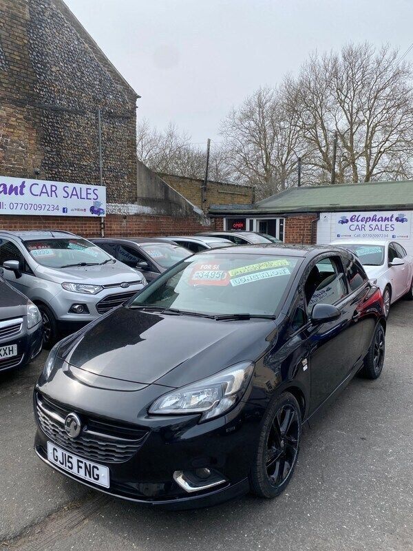 Black Used 2015 Vauxhall Corsa Edition Hatchback | £2,995 (Fair price) - Image 1/4