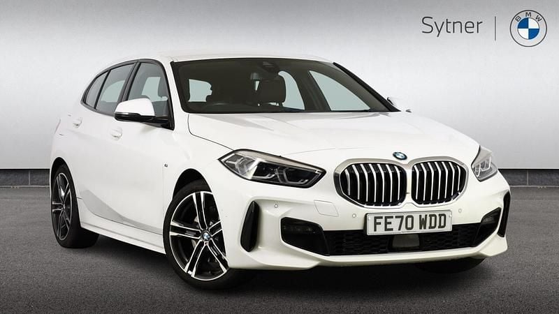 Used BMW 118 M Sport 138 HP (101 kW) 2020 White Hatchback