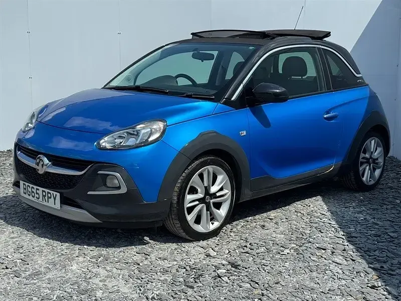 Used Vauxhall Adam Rocks 70 HP (51 kW) 2015 Blue Hatchback
