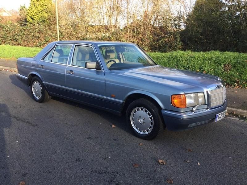 Used Mercedes S420 SE 1989 Diamond blue metallic Sedan