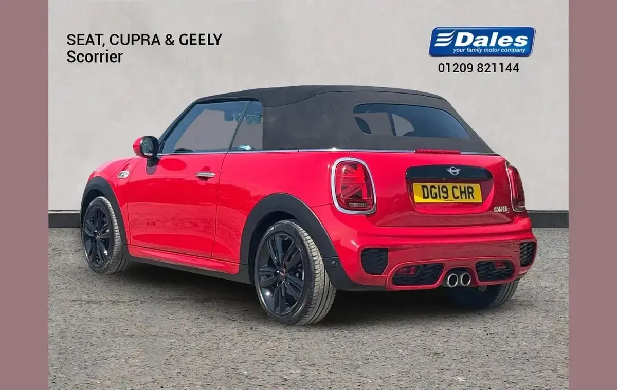 Used Mini Cooper S Cabriolet Sport 188 HP (138 kW) 2019 Red Cabriolet
