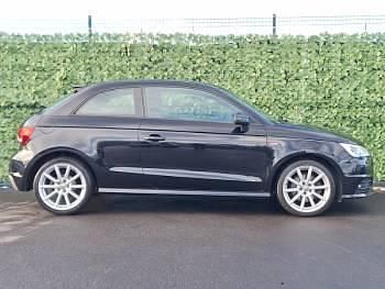 Used Audi A1 S-Line 125 HP (91 kW) 2017 Black Hatchback