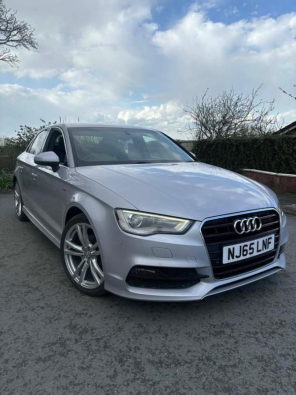 Used Audi A3 S-Line 110 HP (80 kW) 2015 Grey Sedan