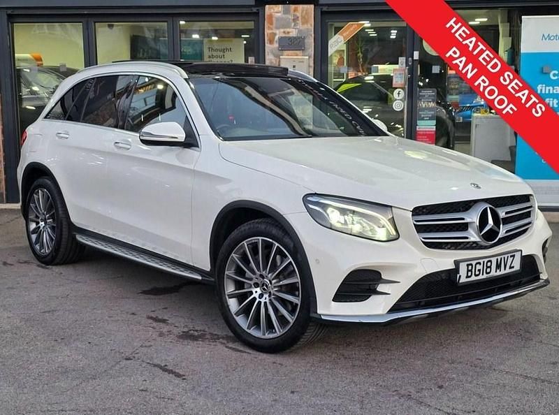 White Used 2018 Mercedes GLC220 AMG line SUV | £21,300 (Fair price) - Image 1/4