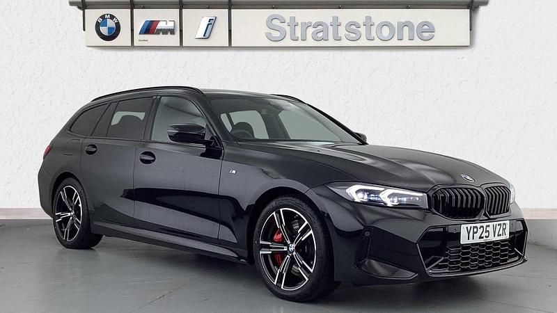 Black Used 2025 BMW 320 M Sport Estate | £36,490 (Expensive) - Image 1/4