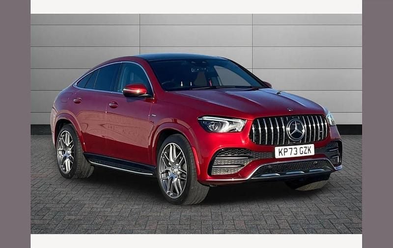 Red Used 2023 Mercedes GLE53 AMG Premium Plus Coupe | £67,995 (Good price) - Image 1/3