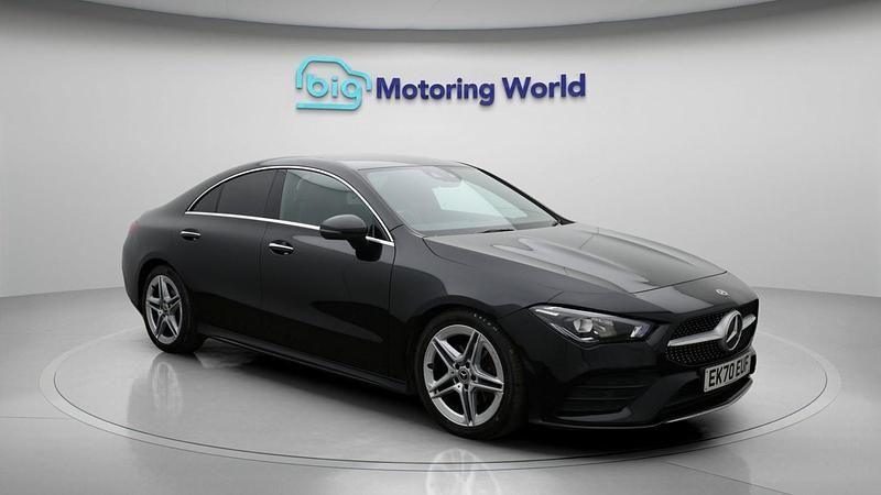 Used Mercedes CLA180 AMG line 134 HP (98 kW) 2020 Black Sedan