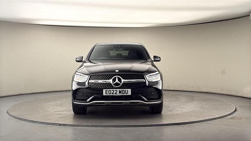 Used Mercedes GLC300e AMG line 2021 Obsidian black Coupe