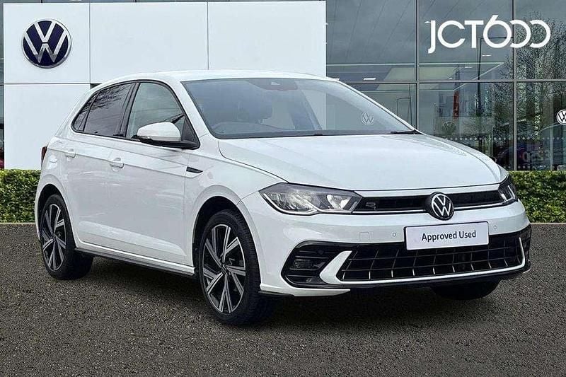 White Used 2023 VW Polo R-line Hatchback | £18,264 (Fair price) - Image 1/4
