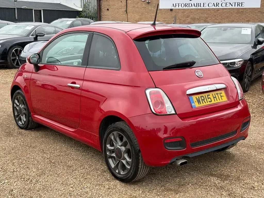 Used Fiat 500 S 69 HP (50 kW) 2015 Red Hatchback