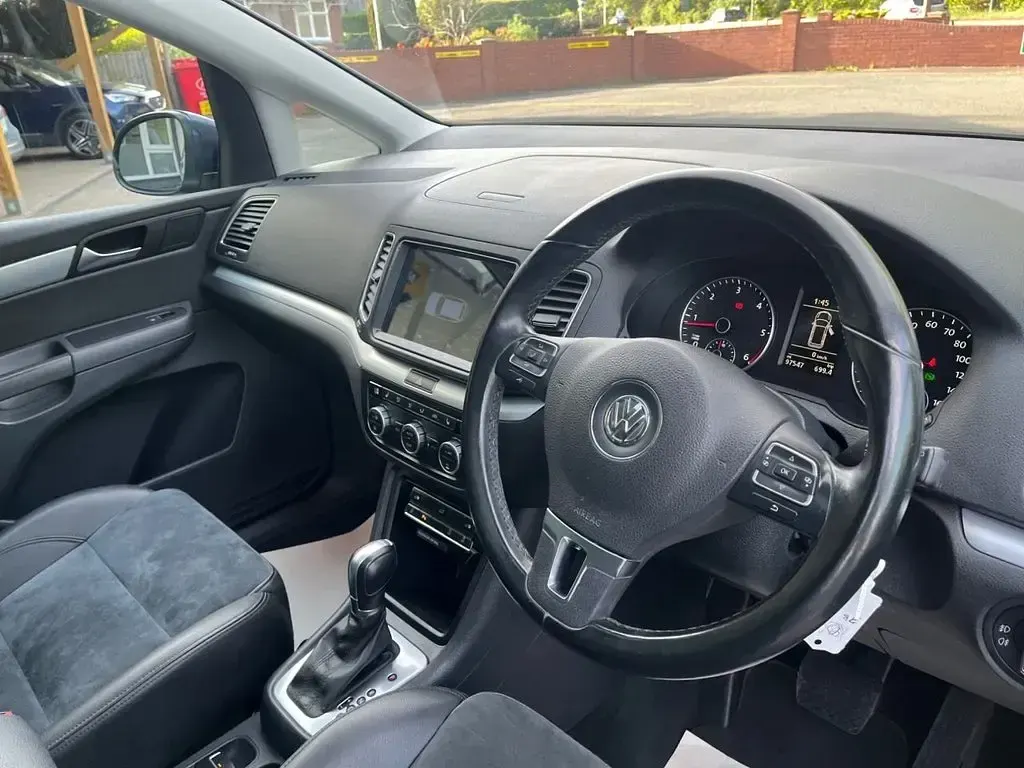Used VW Sharan SEL 140 HP (102 kW) 2014 Blue MPV