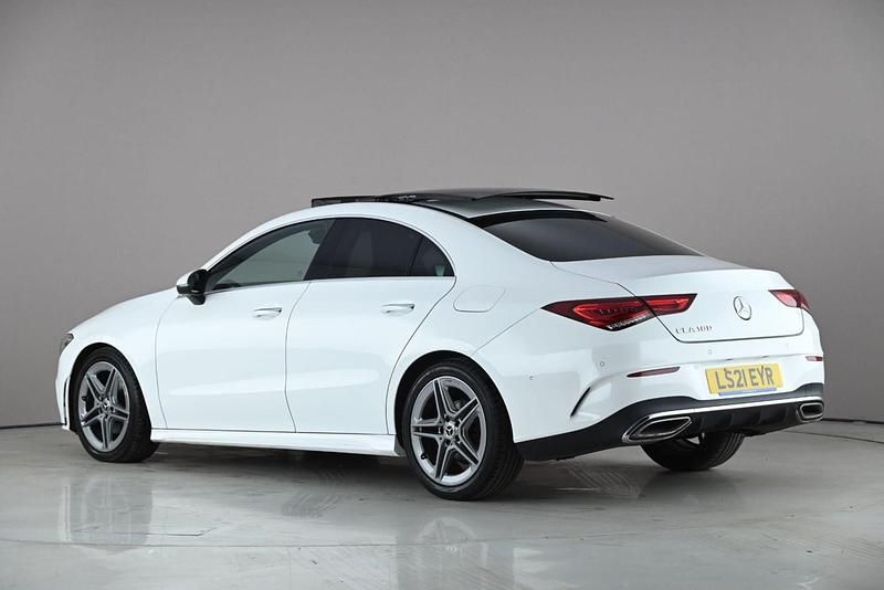 Used Mercedes CLA180 AMG Line Premium Plus 136 HP (100 kW) 2021 White Sedan