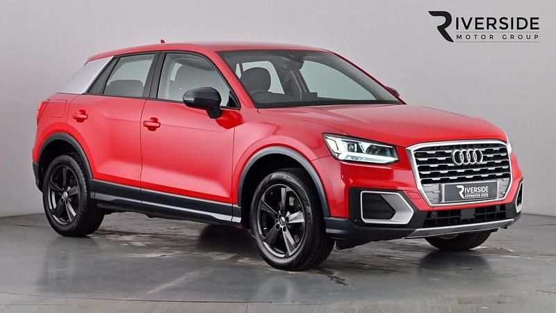 Used Audi Q2 Sport 150 HP (110 kW) 2016 Tango red SUV