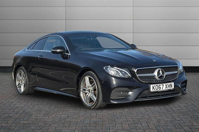 Used Mercedes E220 AMG Line Premium 194 HP (142 kW) 2018 Black Coupe