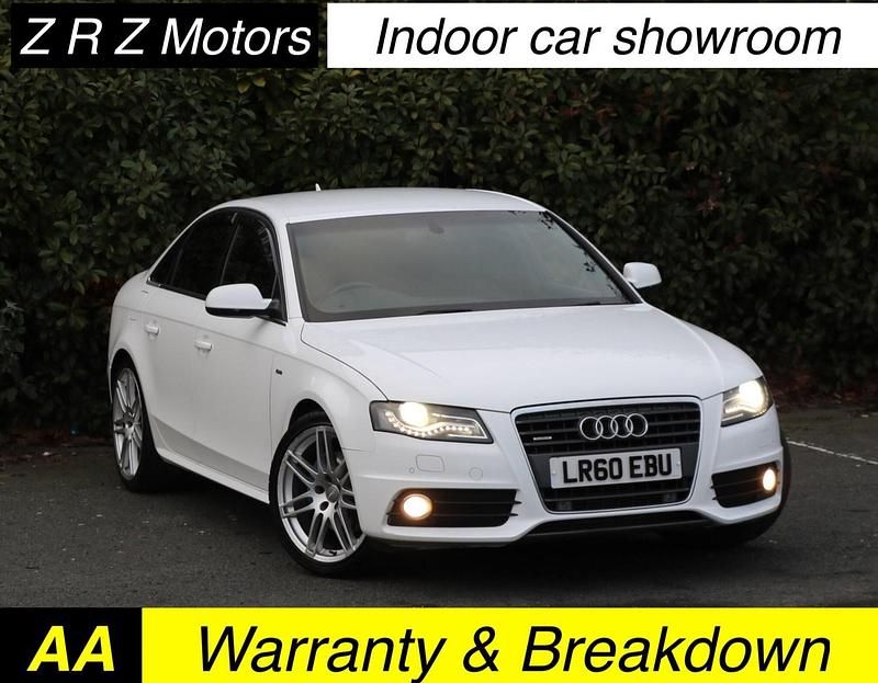 Used Audi A4 S-Line 211 HP (155 kW) 2010 White Sedan