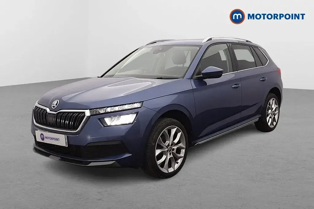 Usado Skoda Kamiq SE L 116 HP (85 kW) 2020 Azul SUV