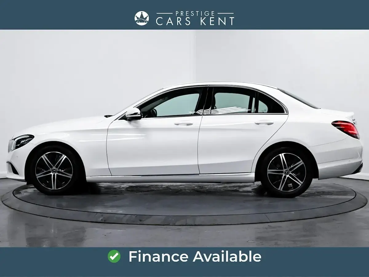 Used Mercedes C200 2018 White Sedan